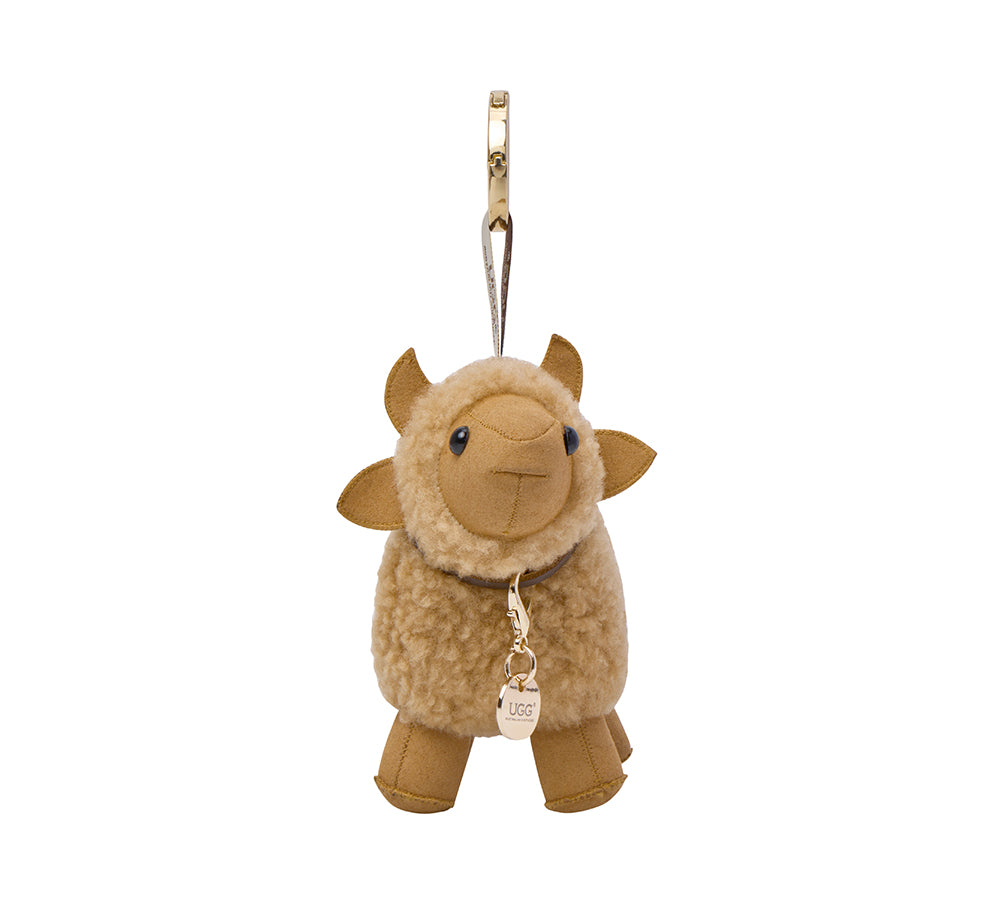 AUSTRALIAN SHEPHERD® Sheepskin Wool Sheep Snuggy Keyring – UGG