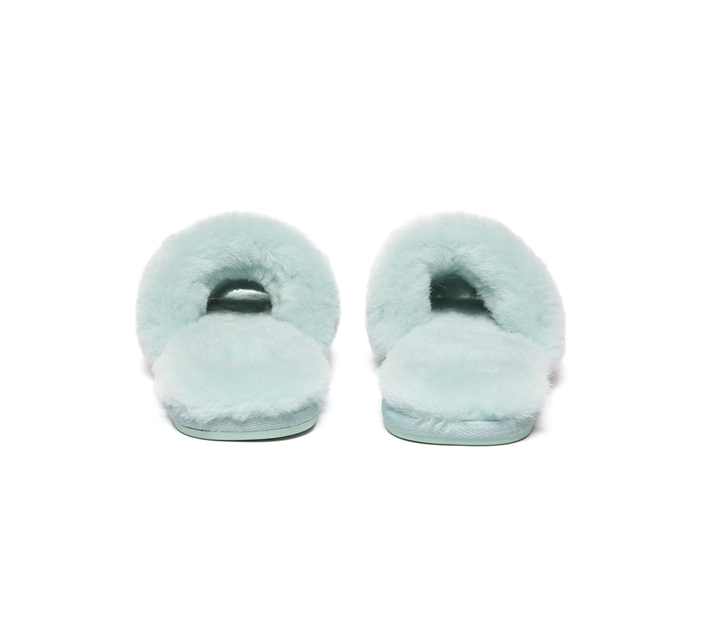 EVERAU® UGG Women Fluffy Slides Nala