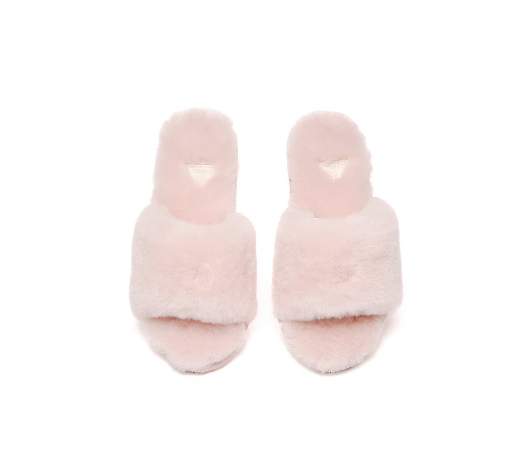EVERAU® UGG Women Fluffy Slides Nala