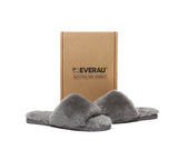 EVERAU® UGG Women Fluffy Slides Nala