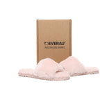 EVERAU® UGG Women Fluffy Slides Nala