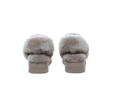 AUSTRALIAN SHEPHERD® UGG Slippers Women Removable Wool Strap Slingback Platform Musa