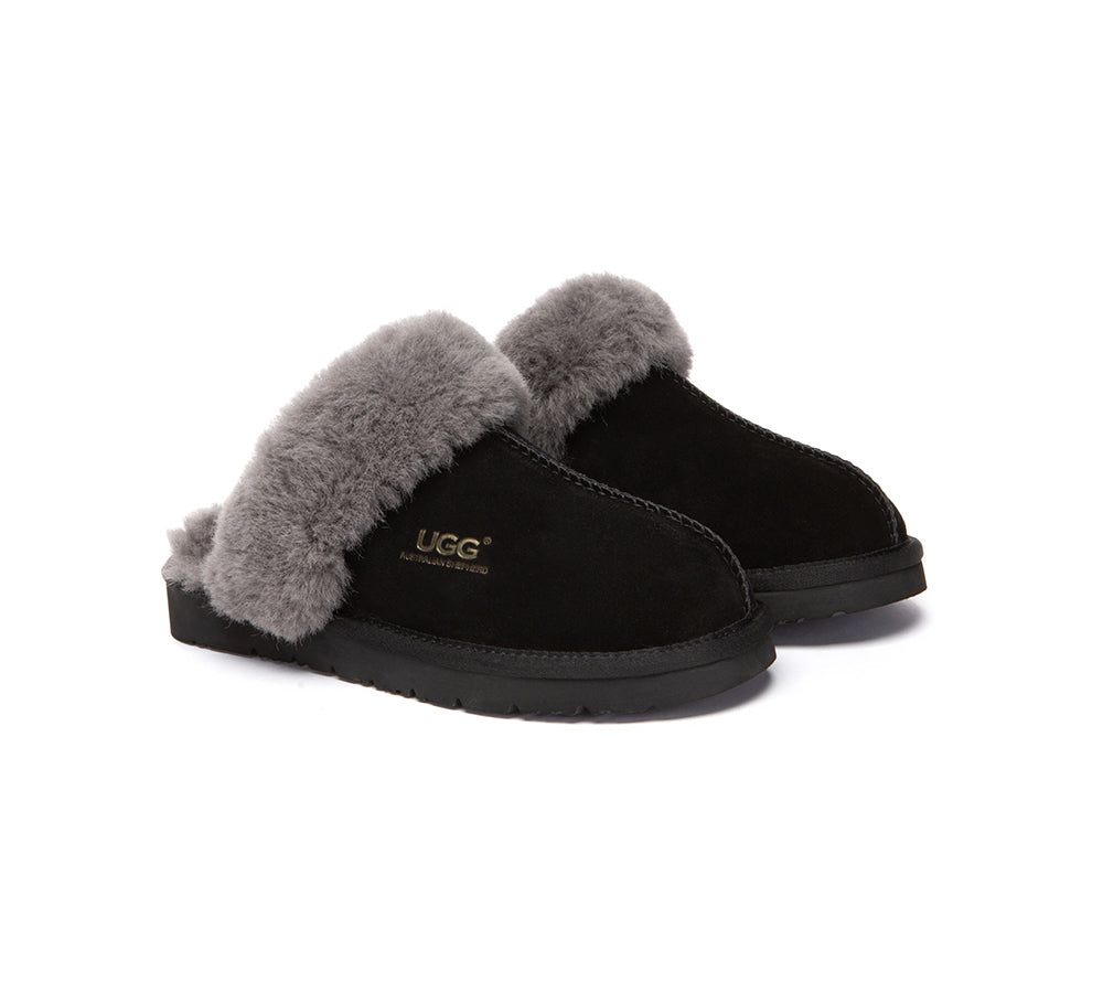 UGG Slippers Australia Premium Sheepskin Unisex Muffin Scuff – UGG