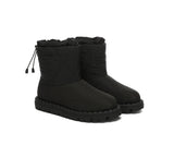 EVERAU® UGG Boots Women Sheepskin Wool Waterproof Drawstring Sonita
