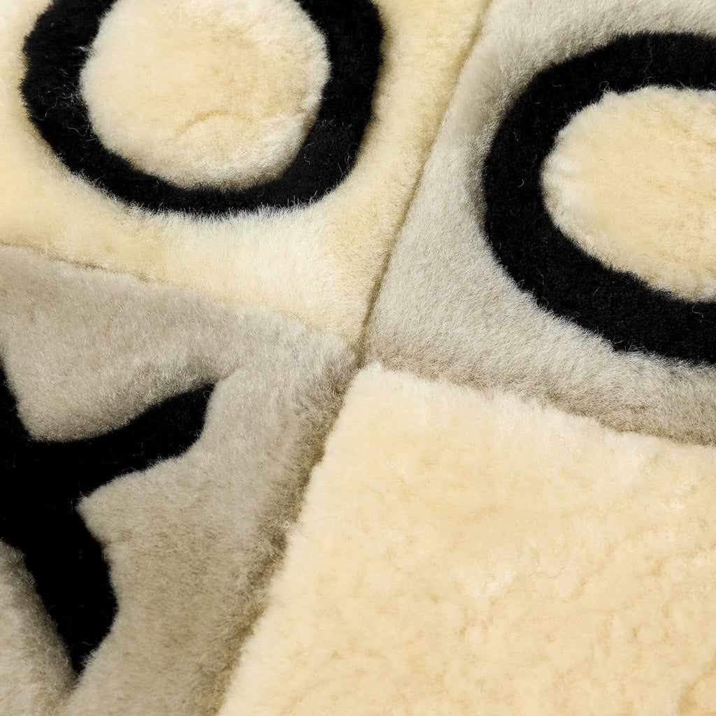 UGG Boots - Kids Koala/Star Moon/Rocket/Chessboard/Kangaroo Graphic Pattern Wool Cushion