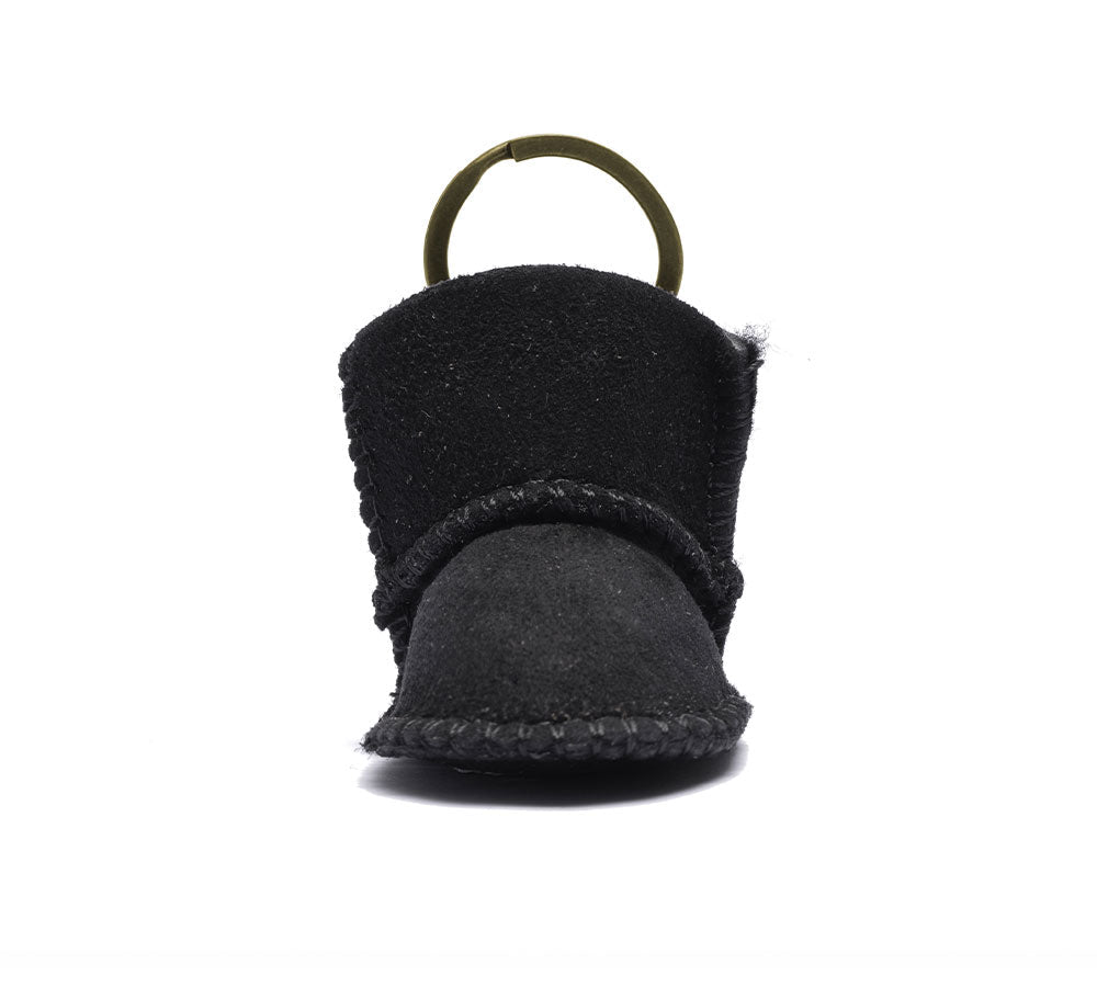 Keyring - UGG Boot Sheepskin Wool Bootie Keyring