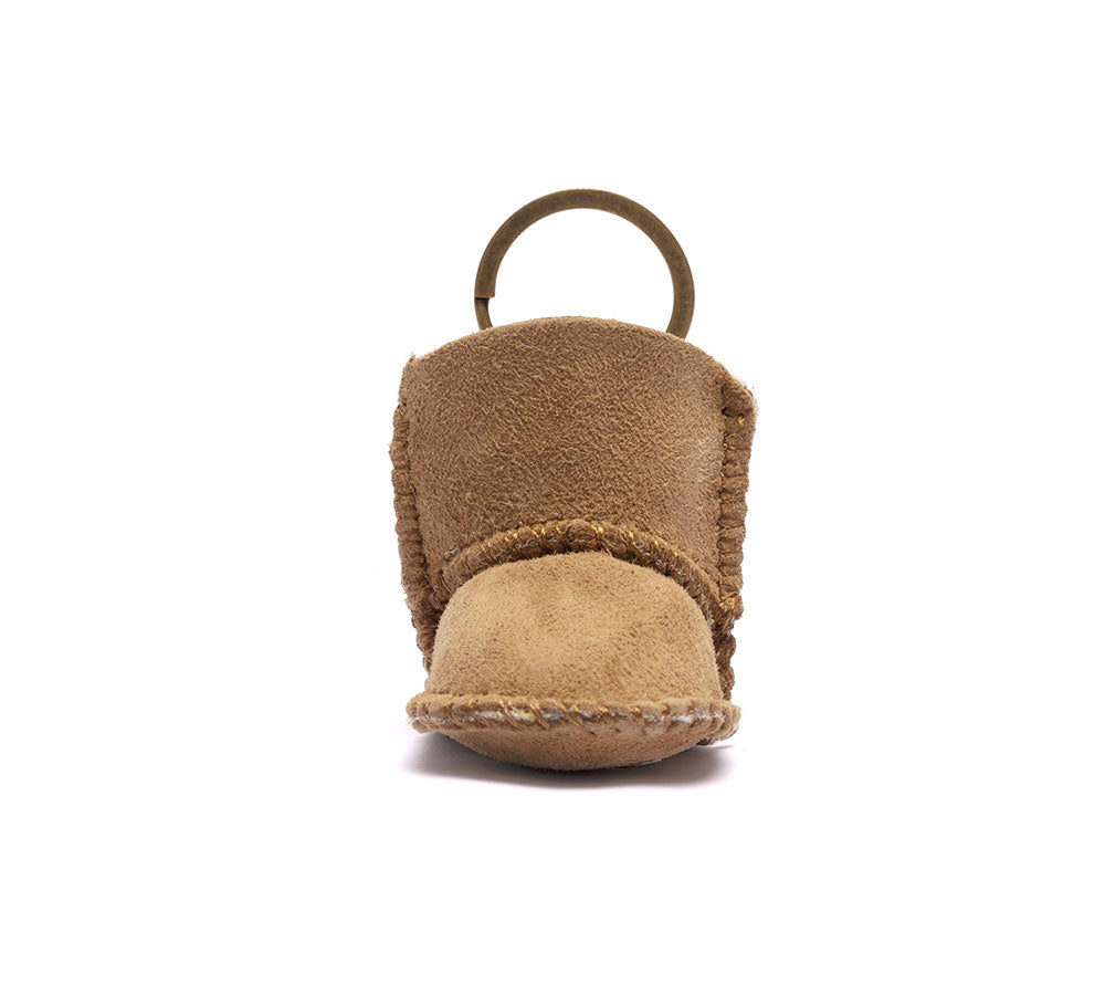 Keyring - UGG Boot Sheepskin Wool Bootie Keyring