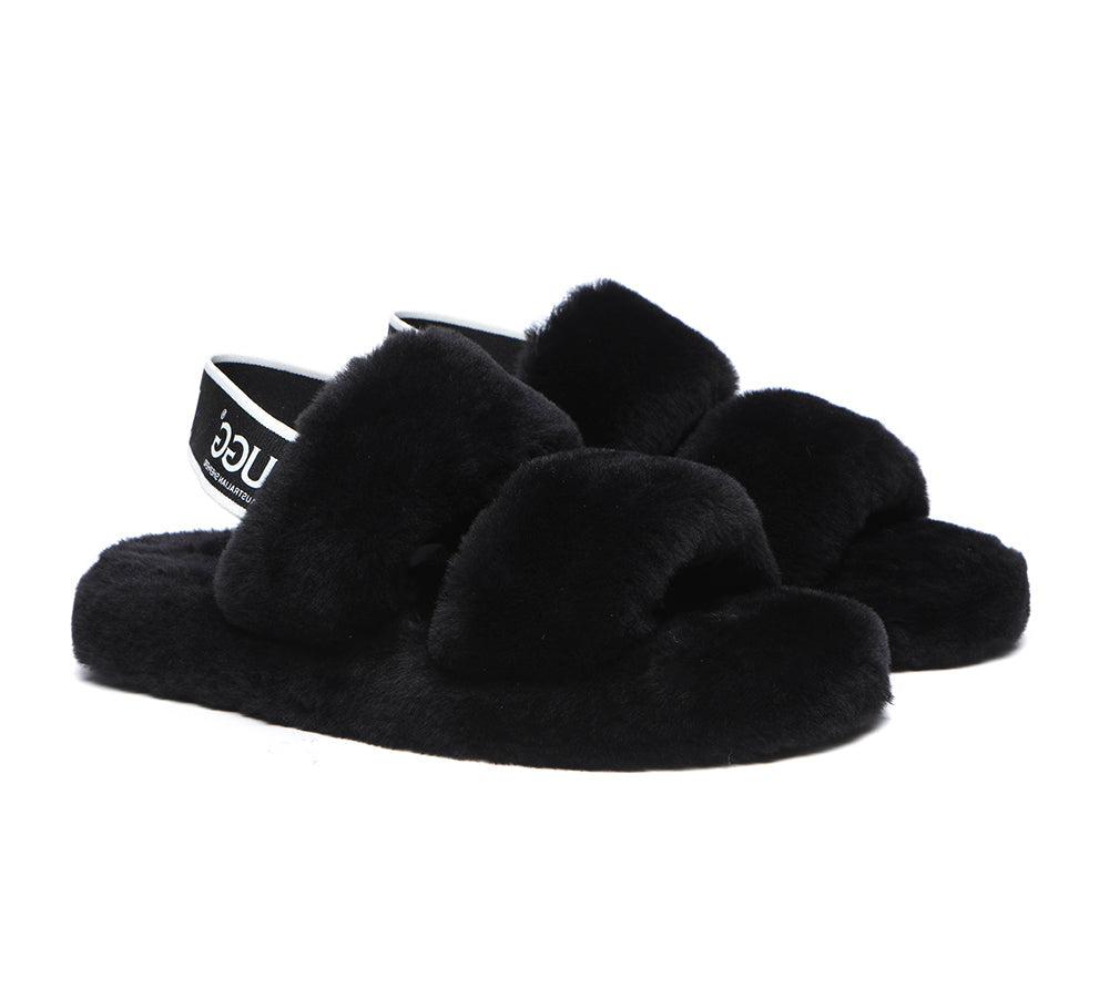 Slingback Fluffy Slides Women Lonnie – UGG EXPRESS NZ