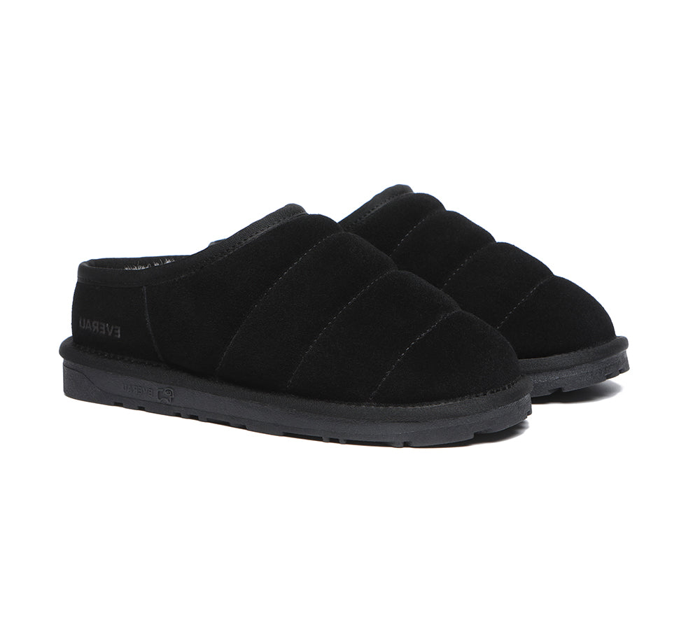 EVERAU® UGG Sheepskin Wool Ankle Slippers Ultra Puffer – UGG