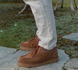 EVERAU® Men Leather Lace Up Casual Shoes Madison EVERAU