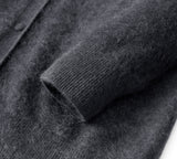 EVERAU® Yak Wool Knit Cardigan Cashmere Blend Loose Fit Morra EVERAU