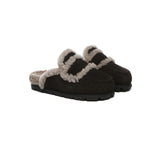 AUSTRALIAN SHEPHERD® UGG Women Sheepskin Wool Shearling Lined Slippers Remi