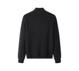 EVERAU® Wool Blend Zip-Up Jacket Stand Collar Urban Style Canver EVERAU
