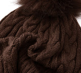 EVERAU® Soft Knit Pom Pom Beanie Conira Hat EVERAU