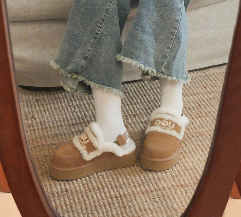 AUSTRALIAN SHEPHERD® UGG Slippers Women Removable Strap Slingback Platform Rilee