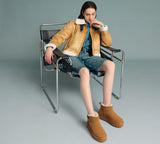 AUSTRALIAN SHEPHERD® UGG Boots Sheepskin Wool Zipper Ankle Platform Arya UGG AUSTRALIAN SHEPHERD