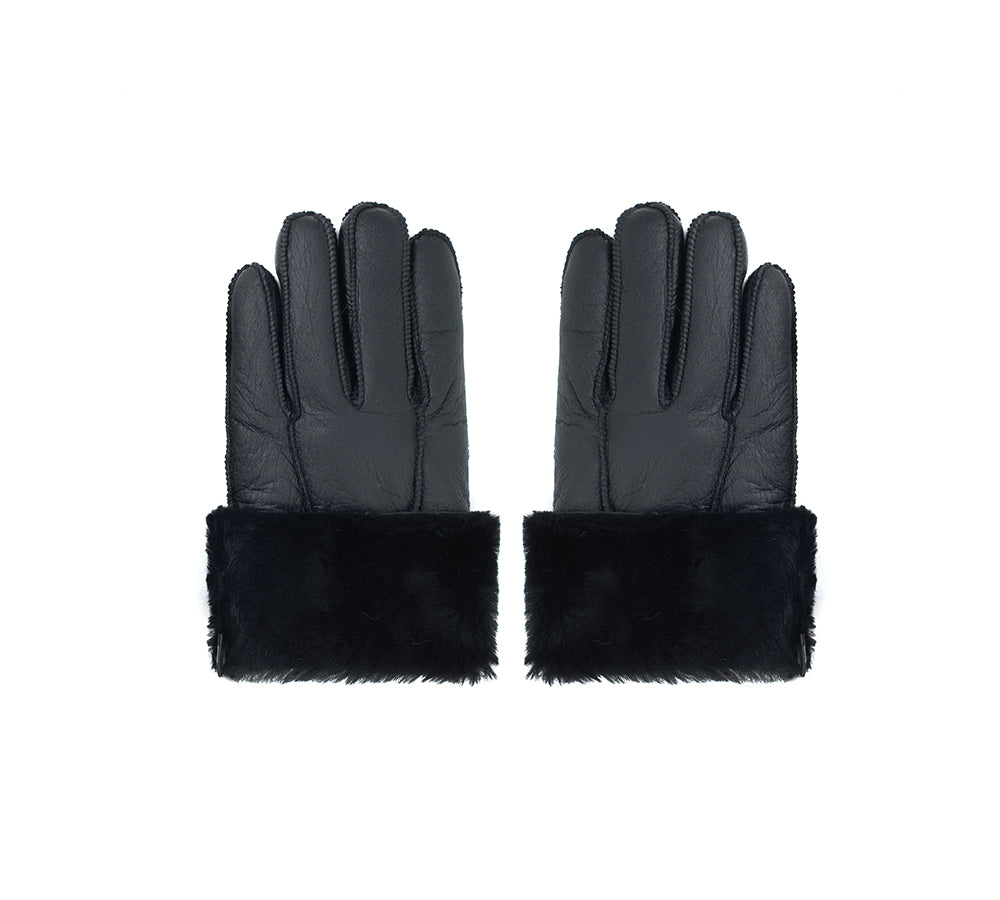 shepherd handschuhe AUSTRALIAN SHEPHERD® Leather Fluffy Sheepskin Wool Stitching Gloves – UGG EXPRESS NZ