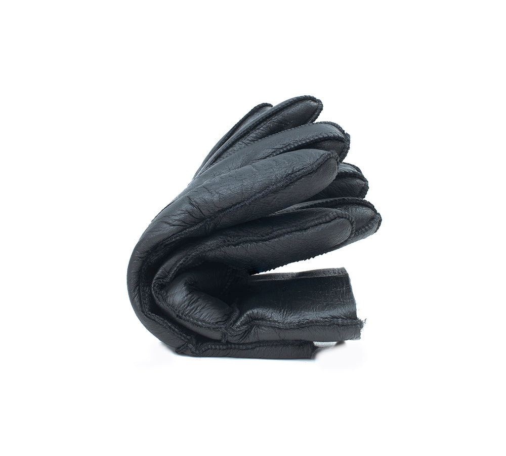 shepherd handschuhe AUSTRALIAN SHEPHERD® Leather Fluffy Sheepskin Wool Stitching Gloves – UGG EXPRESS NZ