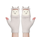 EVERAU® Fingerless Ultra Plush Knit Ewe Gloves