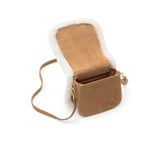 AUSTRALIAN SHEPHERD® Women Fluffy Wool Adjustable Strap Over Shoulder Messenger Bag