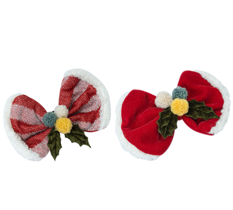 🎁 EVERAU® Christmas Noel Bow Hair Clip (100% off)