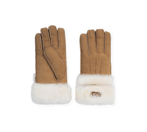 AUSTRALIAN SHEPHERD® Fluffy Sheepskin Wool Shearling Lined Gloves Puni