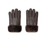 AUSTRALIAN SHEPHERD® Leather Fluffy  Stitching Gloves UGG AUSTRALIAN SHEPHERD