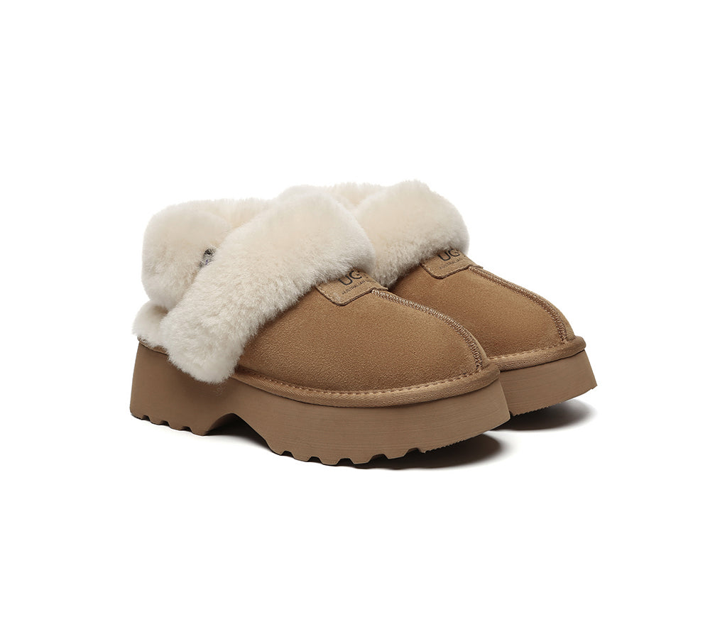 UGG AUSTRALIAN SHEPHERD ◆ ウール ストラップ スリッパ AUSTRALIAN SHEPHERD® 3-Way Style UGG Slippers Women