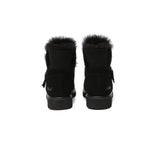 EVERAU® UGG Boots Women Sheepskin Wool Buckle Decor Ankle Polarwalk - UGG EXPRESS