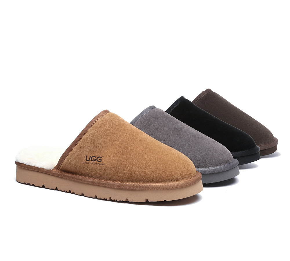 AUSTRALIAN SHEPHERD® UGG Men Sheepskin Wool Slippers Cruz – UGG