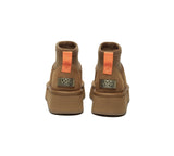 UGG EVERAU® UGG Boots Women Sheepskin Wool Stretchy Ankle Mini Platform Ethel
