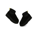 UGG EVERAU® UGG Boots Women Sheepskin Wool Stretchy Ankle Mini Platform Ethel