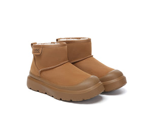 AUSTRALIAN SHEPHERD® UGG Boots Sheepskin Wool Ankle Chunky Platform Harrison