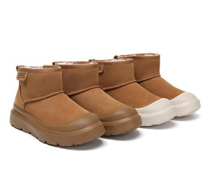 AUSTRALIAN SHEPHERD® UGG Boots Sheepskin Wool Ankle Chunky Platform Harrison