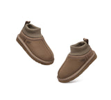 AUSTRALIAN SHEPHERD® UGG Slippers Kids Sheepskin Wool Stretchy Ankle Margaret