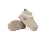 AUSTRALIAN SHEPHERD® UGG Slippers Kids Sheepskin Wool Stretchy Ankle Margaret