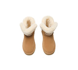 AUSTRALIAN SHEPHERD® UGG Boots Sheepskin Wool Shearling Lined Ankle Mini Oatha