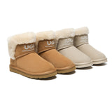AUSTRALIAN SHEPHERD® UGG Boots Sheepskin Wool Shearling Lined Ankle Mini Oatha