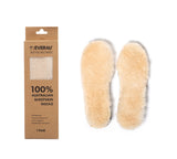EVERAU® UGG Boots Slippers Insole Sheepskin Wool Insert EVERAU