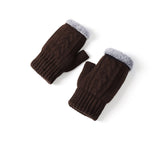 EVERAU® Fingerless Ultra Plush Knit Gloves EVERAU