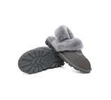 AUSTRALIAN SHEPHERD® 3-Way Style UGG Women Slippers Removable Wool Fluffy Strap Slingback Waffle UGG AUSTRALIAN SHEPHERD