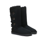 UGG EVERAU® UGG Boots Double Faced Sheepskin Wool Tall Button