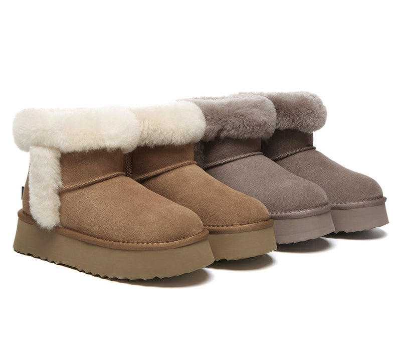 UGG EVERAU® UGG Boots Women  Shearling Lined Mini Platform Kazzi