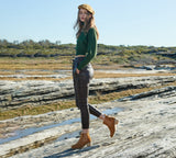 Fashion Boots - AUSTRALIAN SHEPHERD® UGG Women Sheepskin Wool Block Heel Boots Sylvia