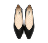 Flats - Pointed Toe Leather Ballet Flats Women Everly
