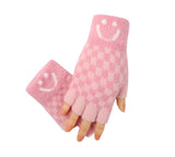 Gloves - Kids Knit Fingerless Ultra Plush Knit Gloves