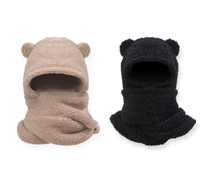 Hats - EVERAU® Hat Scarf And Gloves 3 In 1 Cute Bear Plush Hat