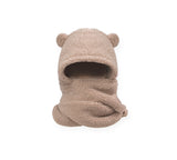 Hats - EVERAU® Hat Scarf And Gloves 3 In 1 Cute Bear Plush Hat