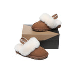 Kids Shoes - AS Kids Slingback UGG Slipper Kids Waffle Plus