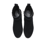 Leather Boots - Leather Zipper Ankle Heel Boots Women Vica